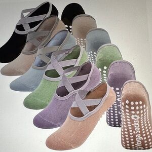 ❣️5|$25❣️Women's Multi-Color Non-Slip Yoga Socks